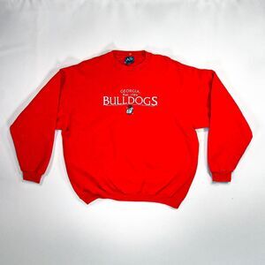 Vintage Y2K Georgia Bulldogs Embroidered Crewneck Sweatshirt - XL